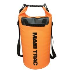 Dry Bag-20L Waterproof Lightweight Durable Orange/Black Maxi Trac - Kayaking, Canoeing, Boating, Watersports, Jet Skiing