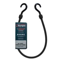 The Perfect Bungee Easy Stretch Cord 24 in Black USA Made